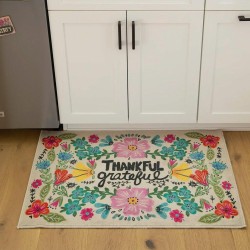 Foot Mat 2x3 Thankful & Gratef