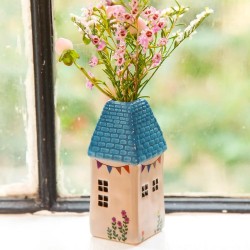 Vase Cottage de bourgeons Teal Cottage