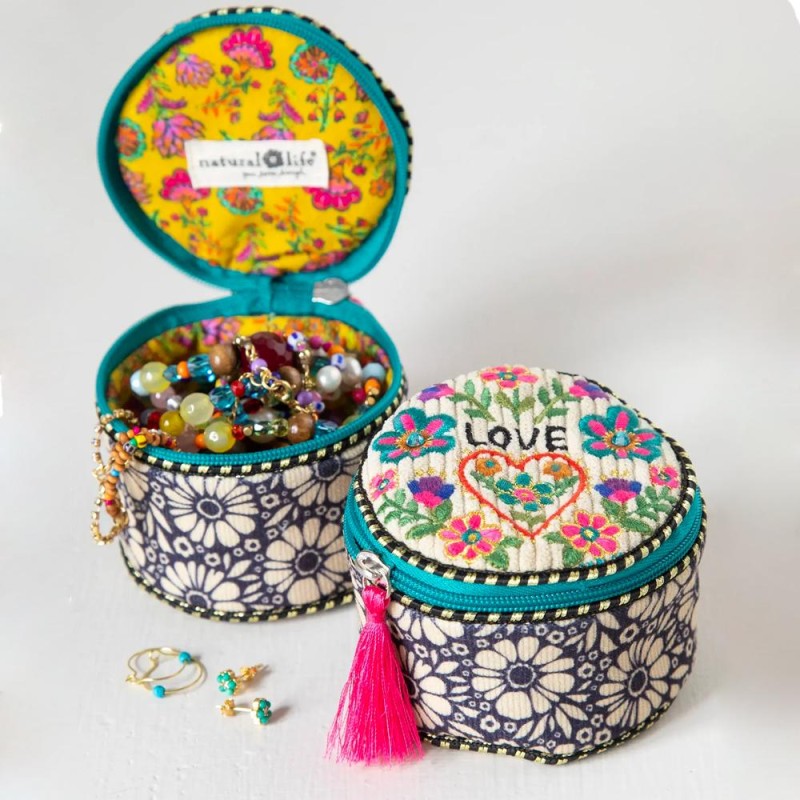 Étui à bijoux jewelry round Love