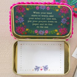 Prayer Box Metal Prayer Loved