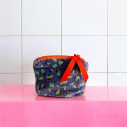 Pochette Mini Zip Velvet Leo