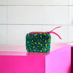 Täschchen Mini Zip Velvet Leo