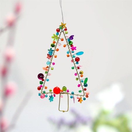 Dekoration FUNKEL Tannenbaum multi