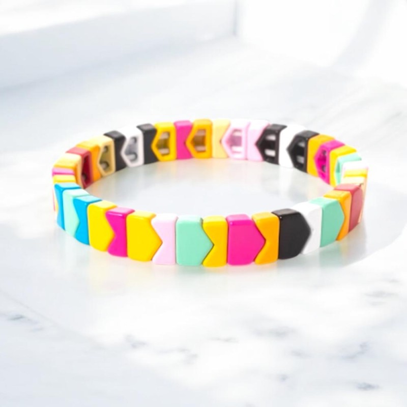 Armband colorblock triangle- 25