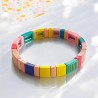 Armband colorblock pastel 25