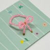 Ring elastic bow rosa