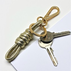 Schlüsselband knots metallic