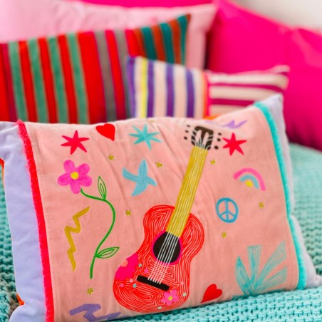 Kissenhülle Velvet Guitar 4060