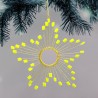 Dekoration Funkel Ultrafine Starflower neonyellow