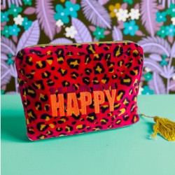 Kosmetiktasche Velvet Leo Happy