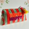 Kosmetiktasche Velvet Pinstripe Superhappy M