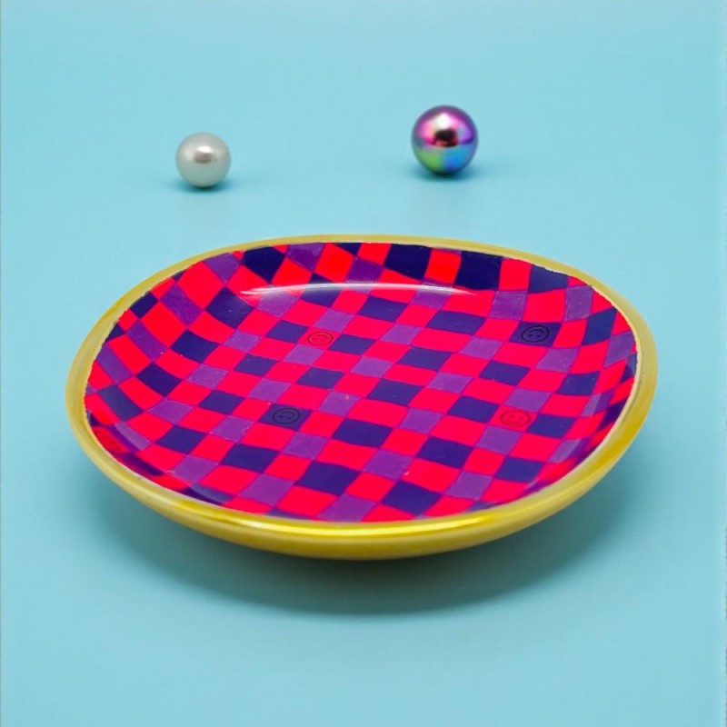 Dekoschale S Smiley Fuschia