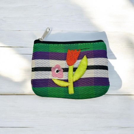 Täschchen Recycle Mini Zip Purple