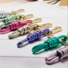 Schlüsselband knots metallic silver