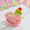 Haarclip/Haarklammer Chicken Green